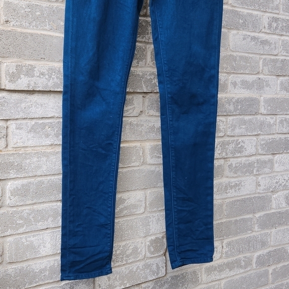 Pilcro Jeans Pants The Letter Press Turquoise Size 26 - Picture 2 of 15